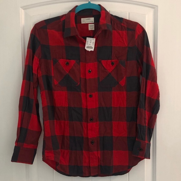 J. Crew Shirts & Tops | Crewcuts Boys Buffalo Check Flannel From J Crew | Poshmark